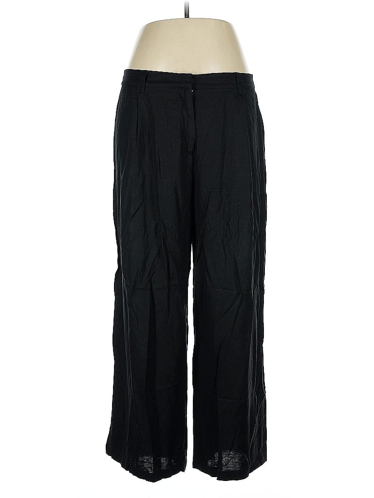 Pre-owned Lioness Linen Pants In Black
