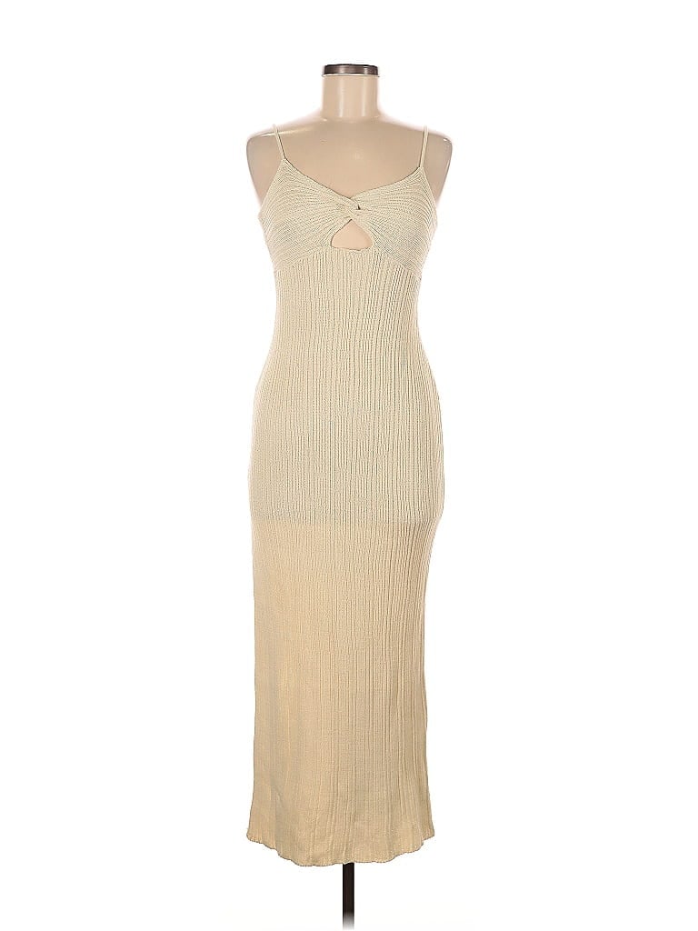 Pre-owned Shein Casual Dress In Brown