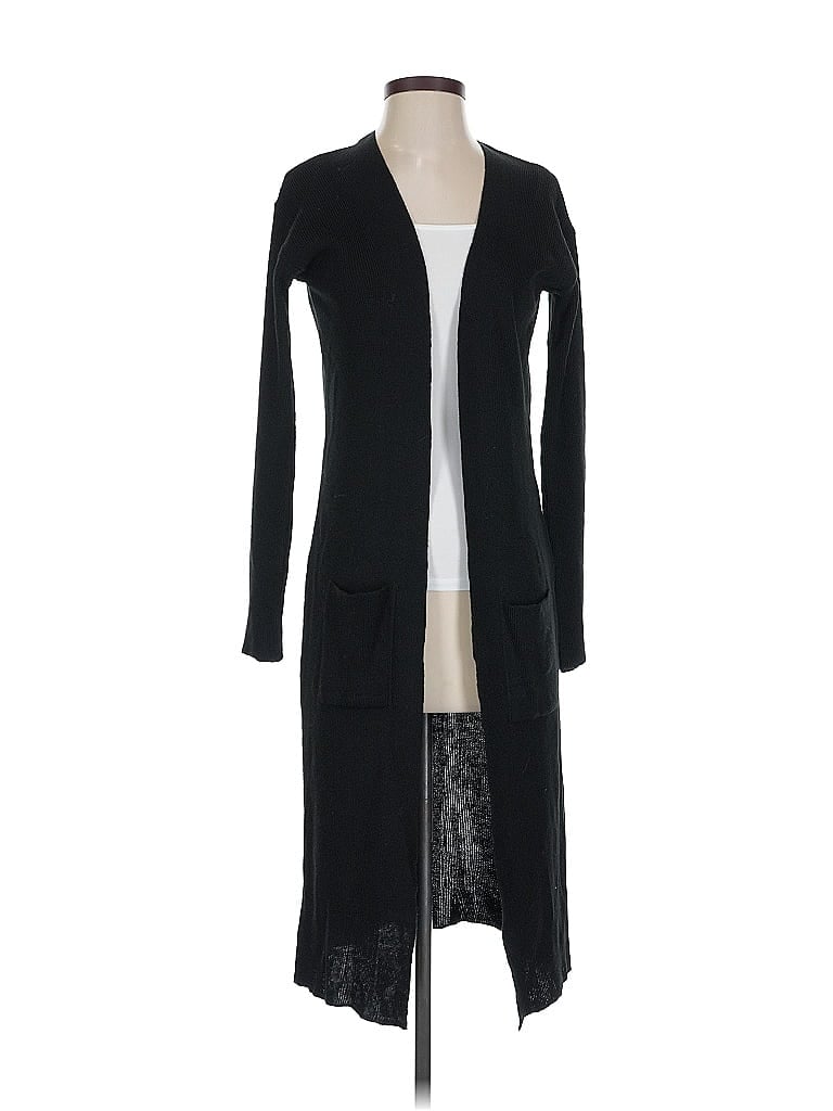 Pre-owned Assorted Brands Cardigan Sweater In Black