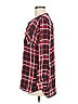 Talbots 100% Viscose Plaid Red Long Sleeve Button-Down Shirt Size M - photo 5