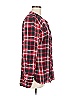 Talbots 100% Viscose Plaid Red Long Sleeve Button-Down Shirt Size M - photo 4