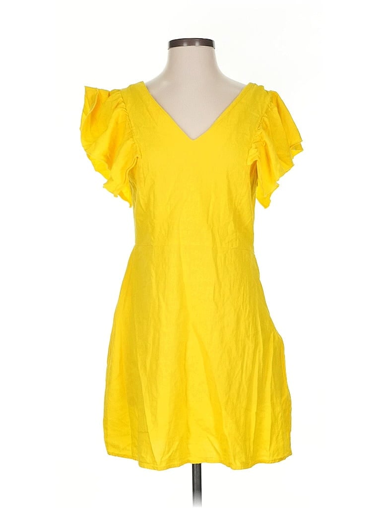 Pre-owned A New Day Casual Dress In Yellow