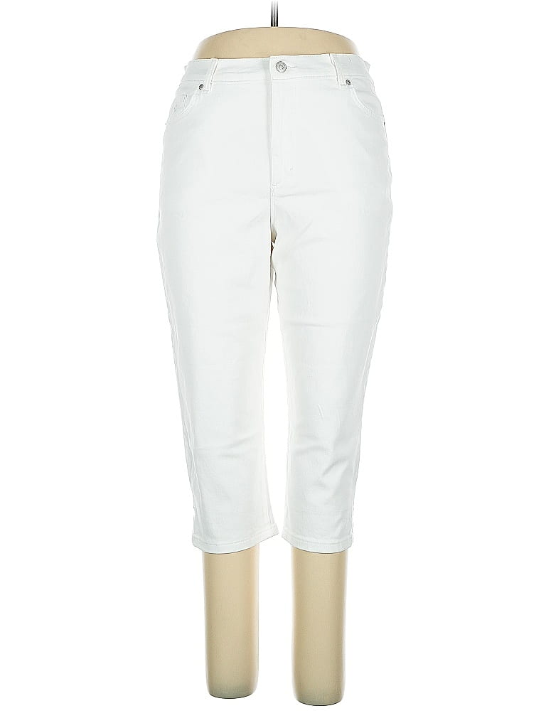 Pre-owned Gloria Vanderbilt Jeggings In White