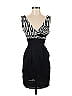 BCBGeneration Argyle Black Cocktail Dress Size 8 - photo 1