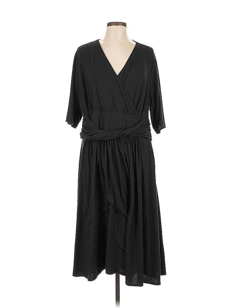 Click to view more detailed imagery on our partner's website Pre-owned Melissa Masse Casual Dress In Black