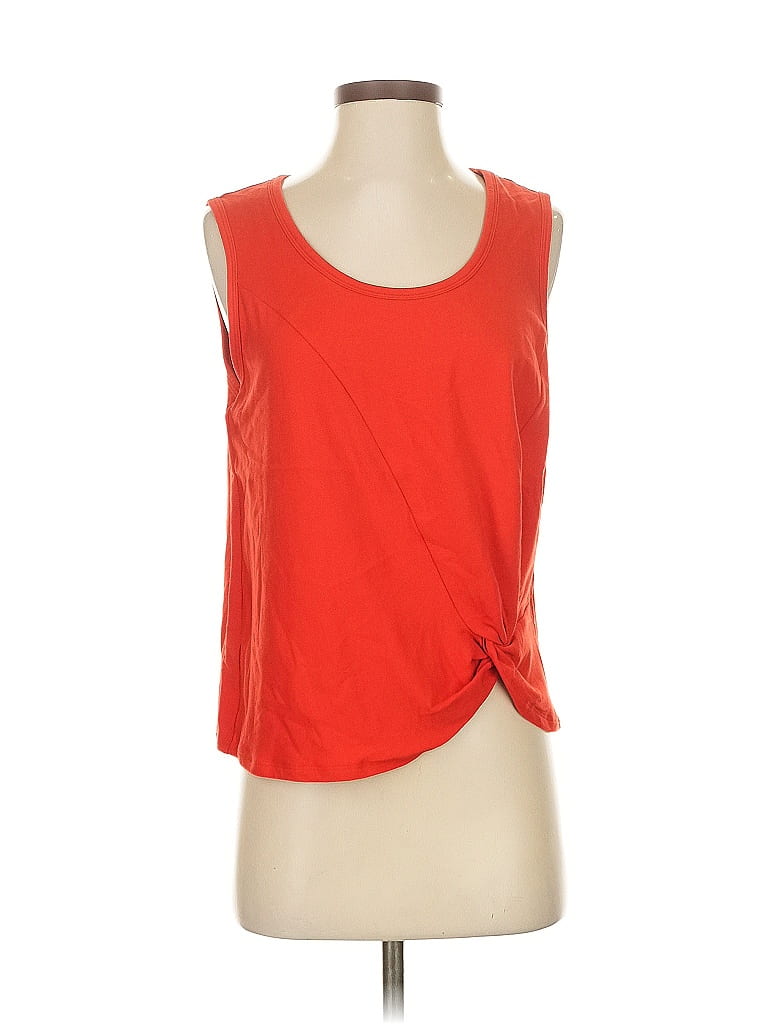 Pre-owned Cabi Sleeveless T-shirt In Red