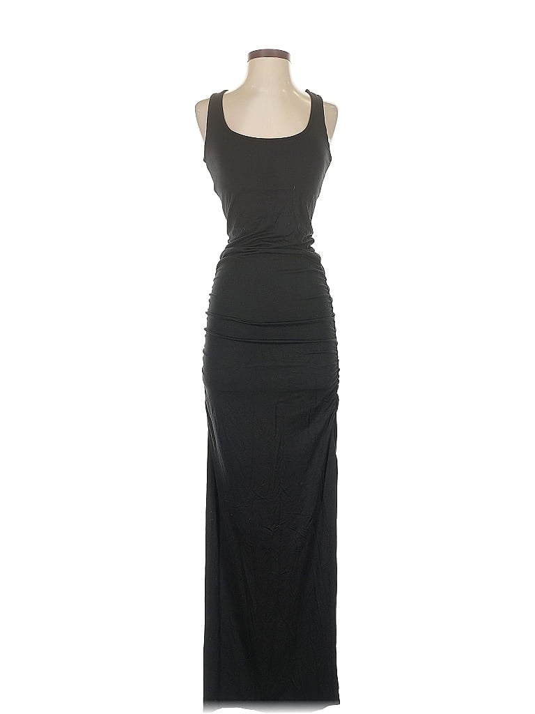 Pre-owned Three Dots Cocktail Dress In Black