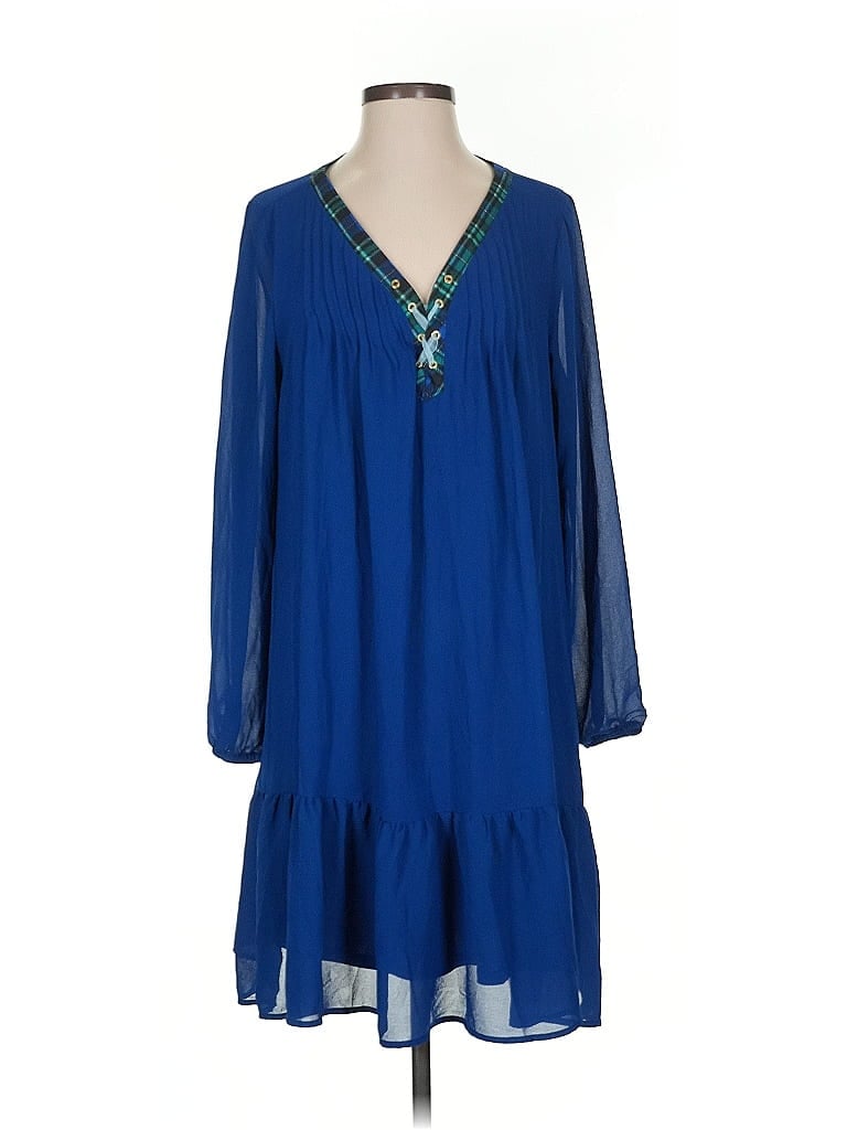 Pre-owned Ny Collection Casual Dress In Blue