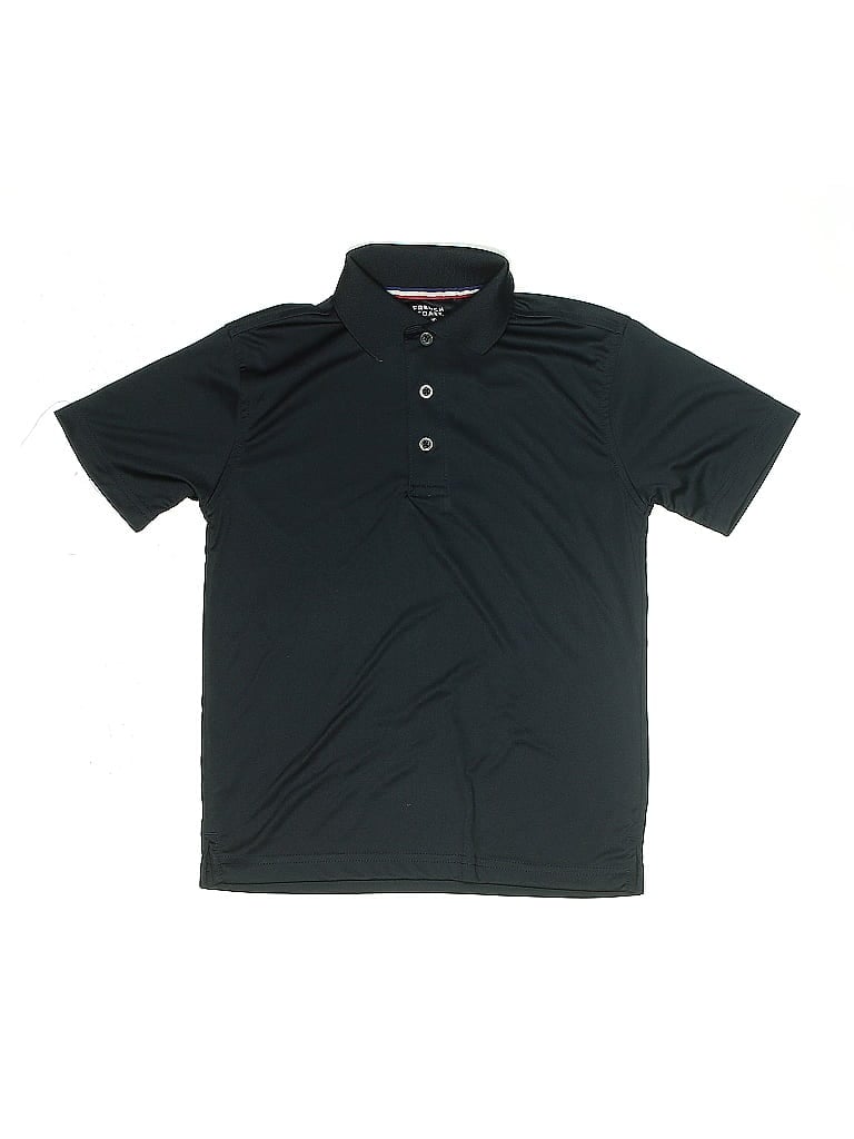Pre-owned French Toast Kids' Short Sleeve Polo Shirt In Black