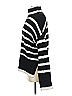 LINE Stripes Black Turtleneck Sweater Size S - photo 5