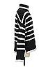 LINE Stripes Black Turtleneck Sweater Size S - photo 4