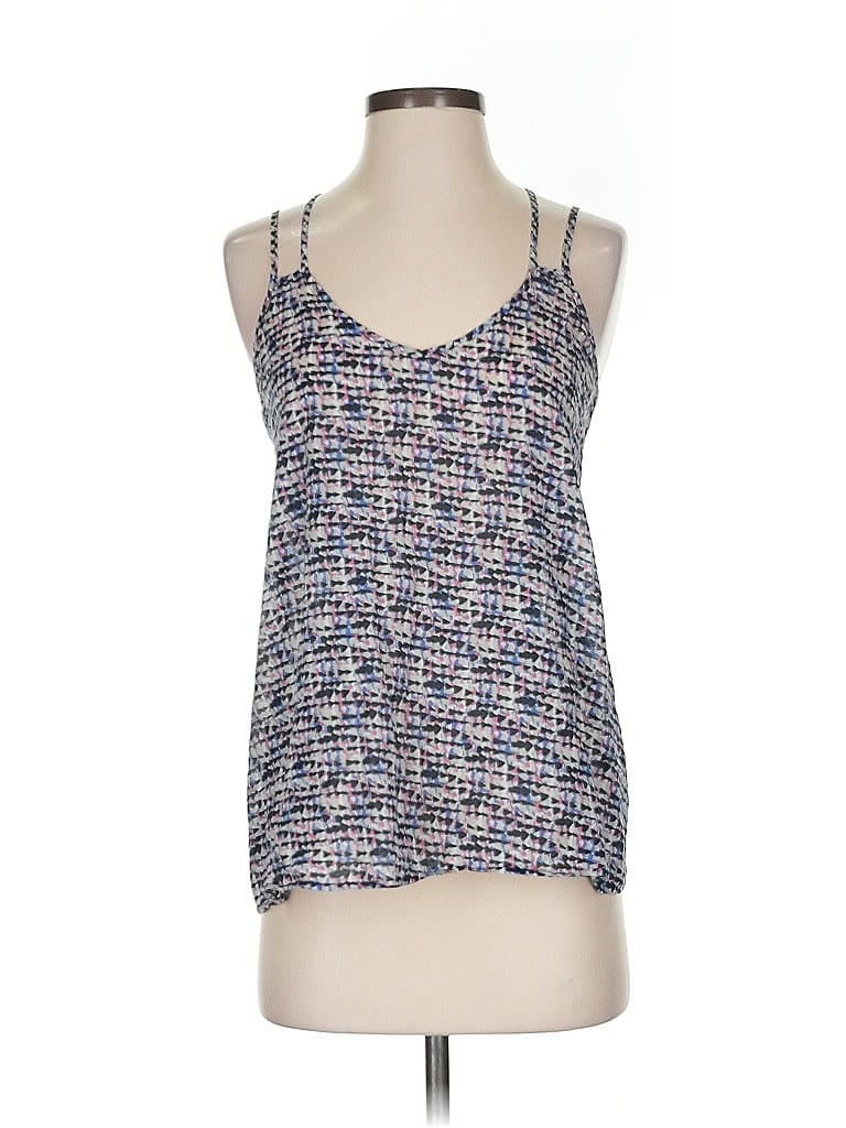 Pre-owned Bcbgeneration Tank Top Blue Halter Neckline Tops