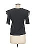 Le Lis Black Short Sleeve Top Size M - photo 2