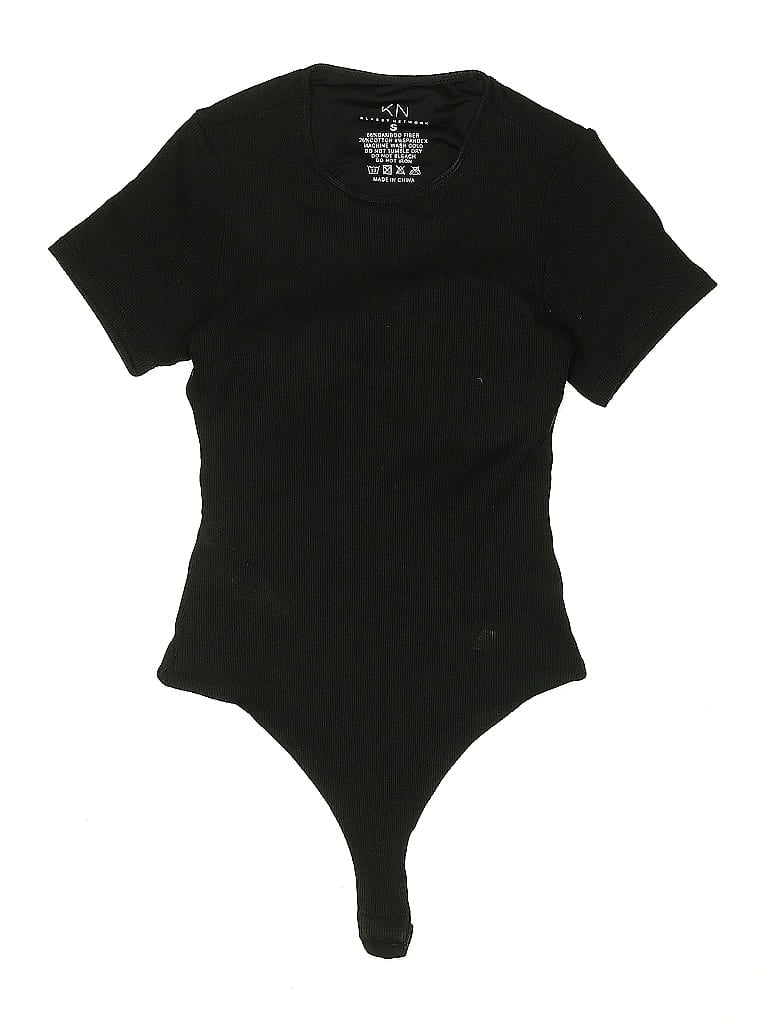 Pre-owned Klassy Network Bodysuit In Black