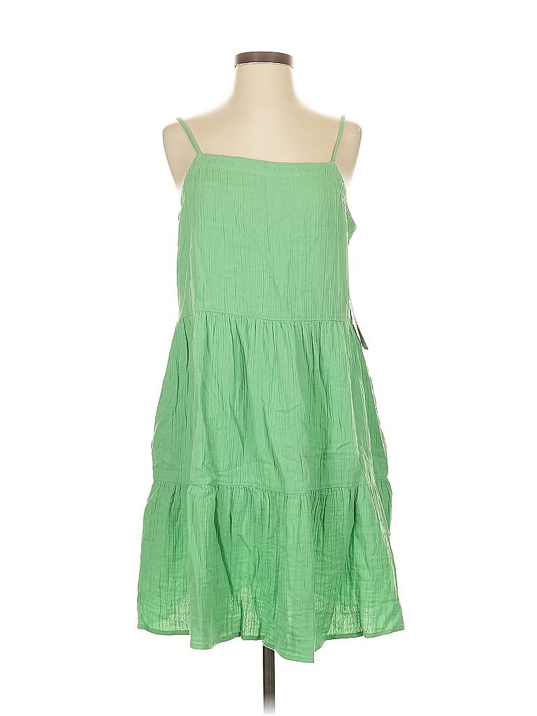 Pre-owned Ann Taylor Loft Outlet Casual Dress In Green