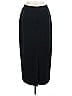 Kathie Lee 100% Polyester Solid Black Formal Skirt Size 12 - photo 2