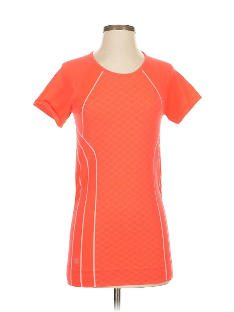 Pre-owned Athleta Active T-shirt In Orange