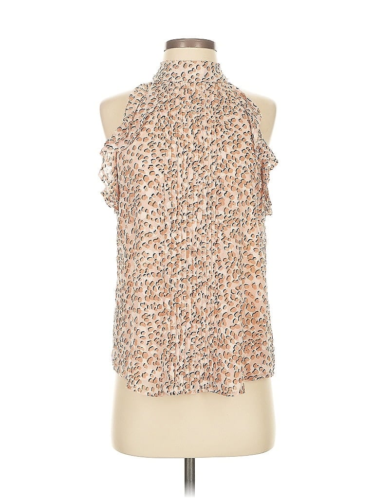 Pre-owned Express Sleeveless Blouse In Brown