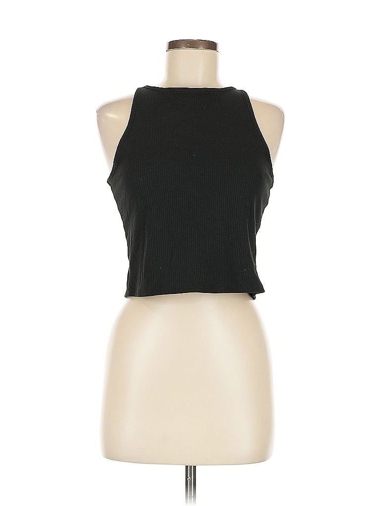 Pre-owned Jun & Ivy Sleeveless Blouse In Black