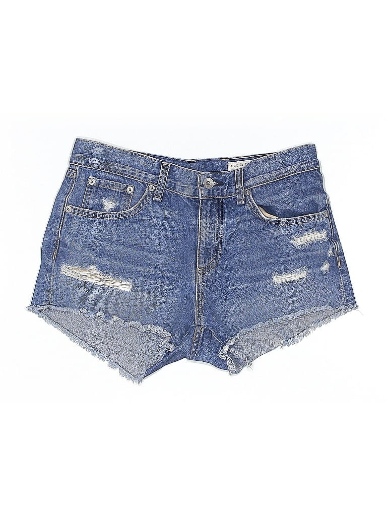 Pre-owned Rag & Bone Denim Shorts In Blue