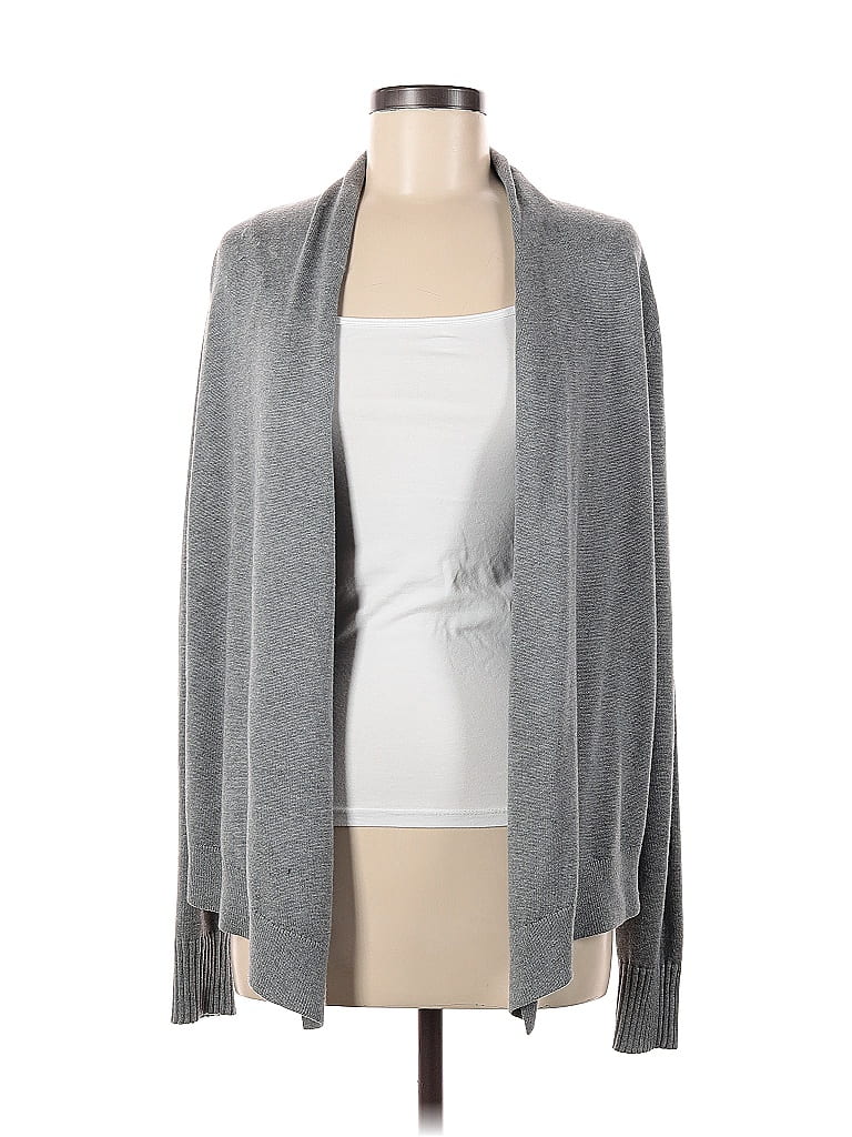 Pre-owned Remade Cardigan Sweater In Gray