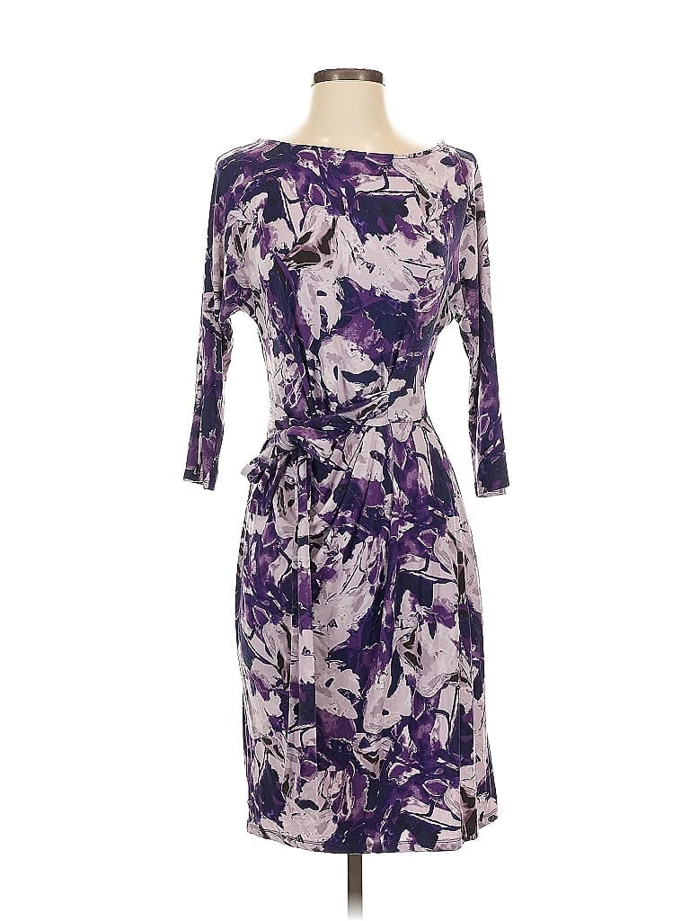 Pre-owned Ann Taylor Factory Cocktail Dress In Purple