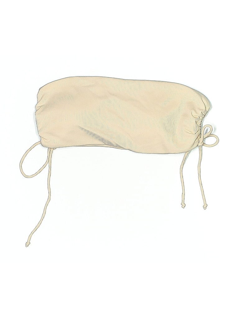 Pre-owned Unbranded Swimsuit Top Ivory Swimwear In White