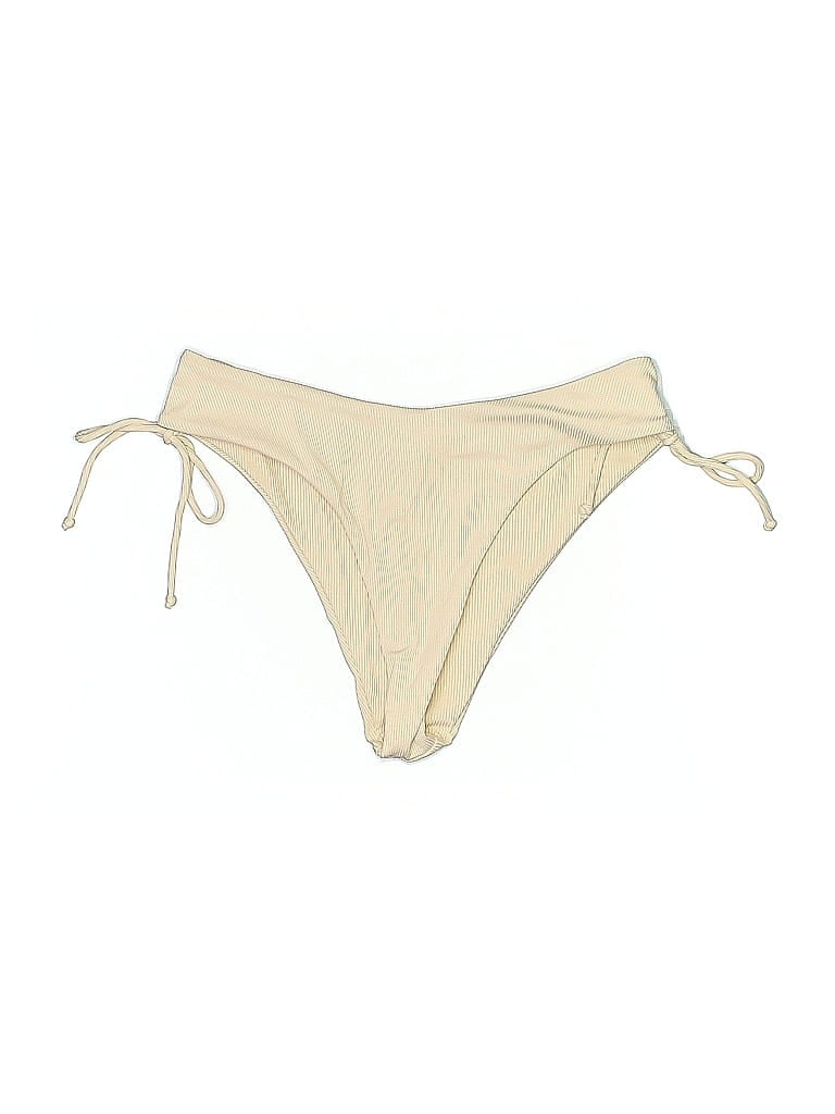 Pre-owned Zaful Swimsuit Bottoms In White