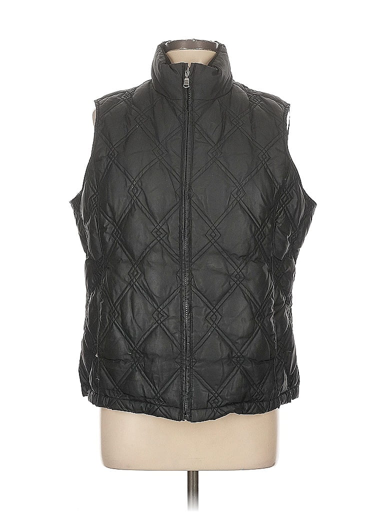 Pre-owned Eddie Bauer Vest In Black