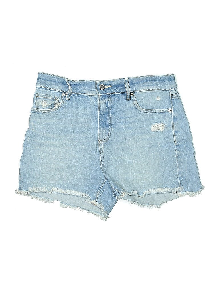 Pre-owned Ann Taylor Loft Denim Shorts In Blue