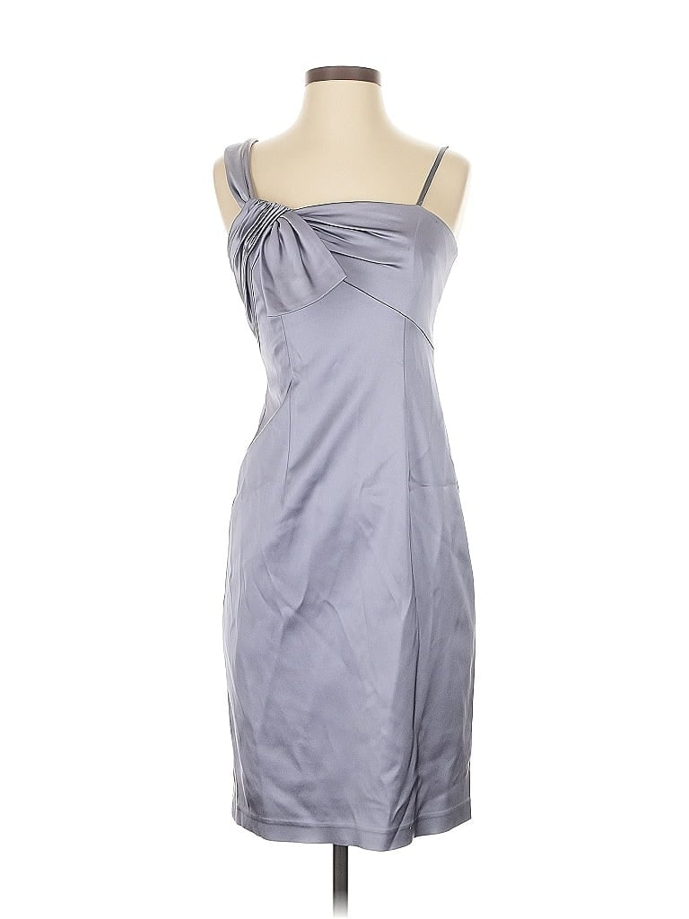 Pre-owned David Meister Cocktail Dress In Gray