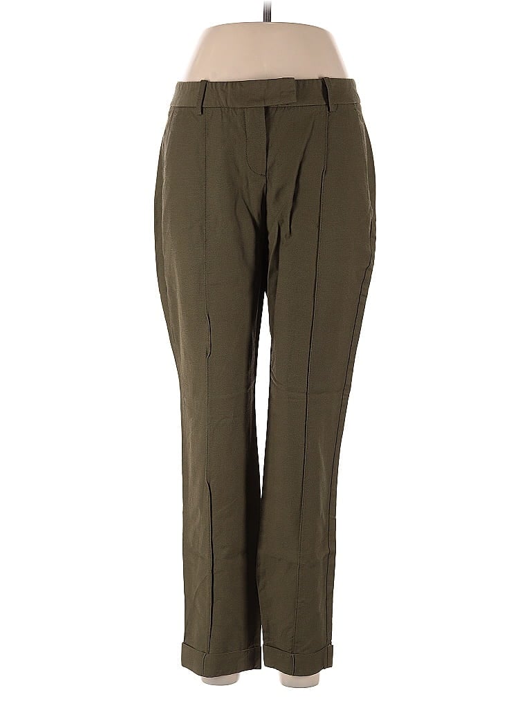 Pre-owned Theory Dress Pants In Green