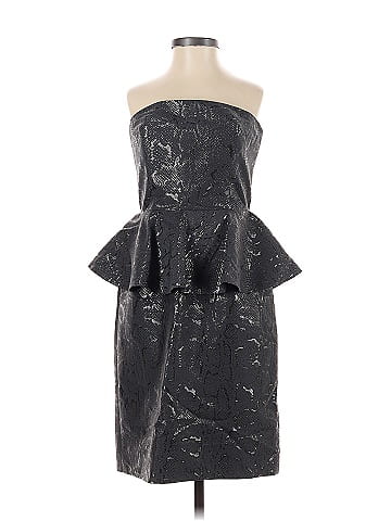Stella McCartney Metallic Jacquard Peplum Dress  (view 1)