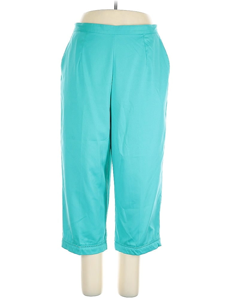 Pre-owned Alfred Dunner Casual Pants In Blue