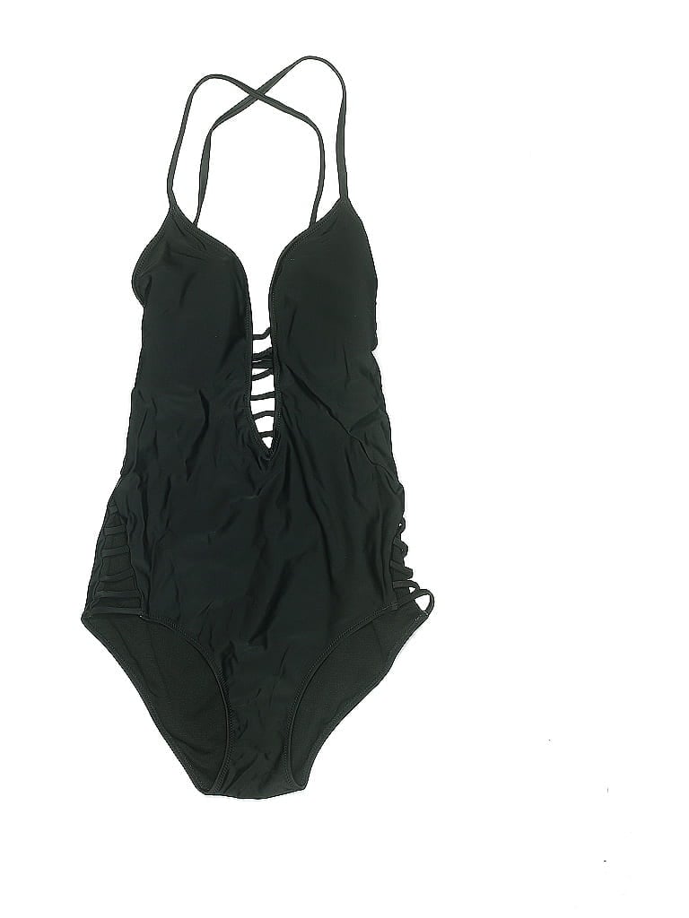 Pre-owned Express One Piece Swimsuit In Black