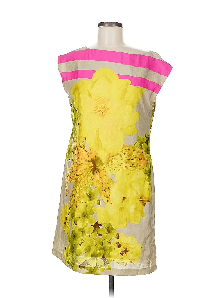 Pre-owned Assorted Brands Cocktail Dress In Brown