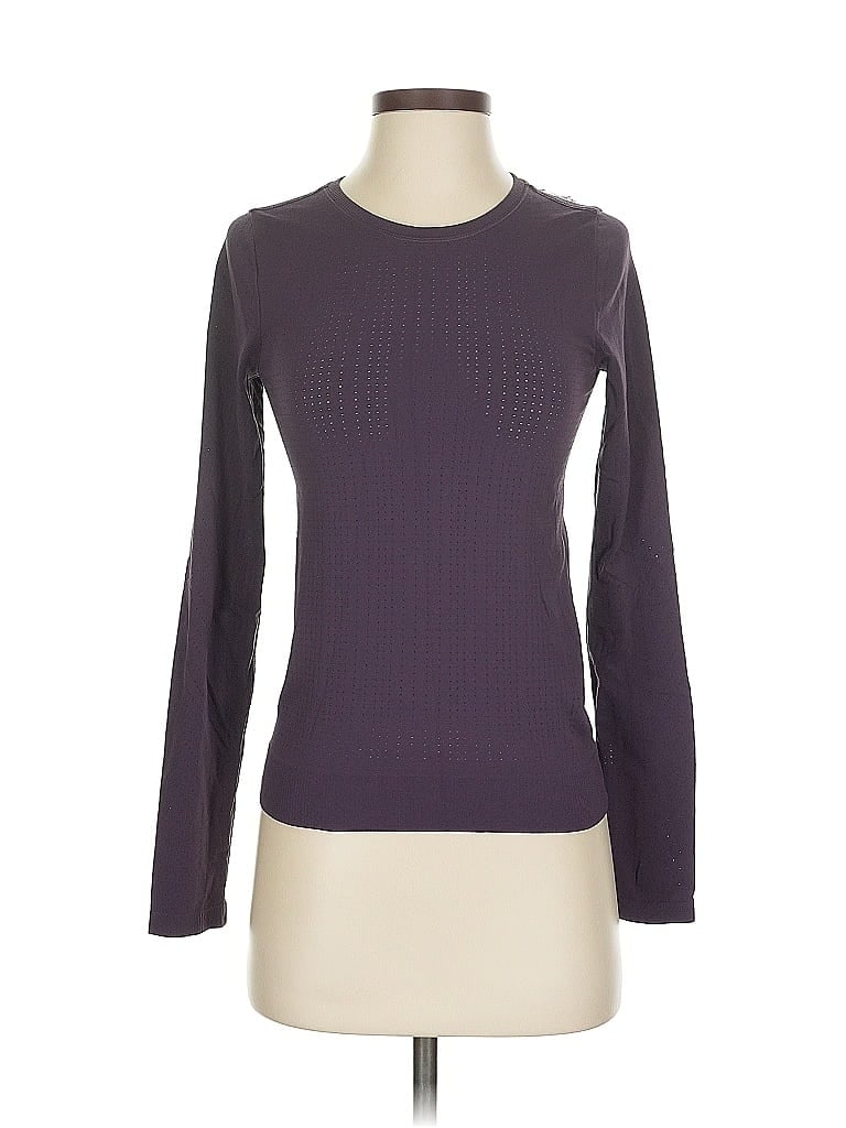 Click to view more detailed imagery on our partner's website Pre-owned Athleta Long Sleeve T-shirt In Purple