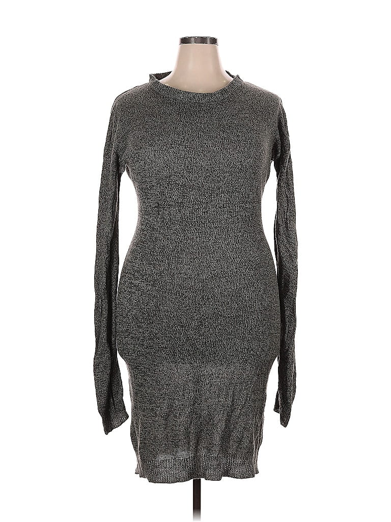 Pre-owned Brave Soul Casual Dress In Gray