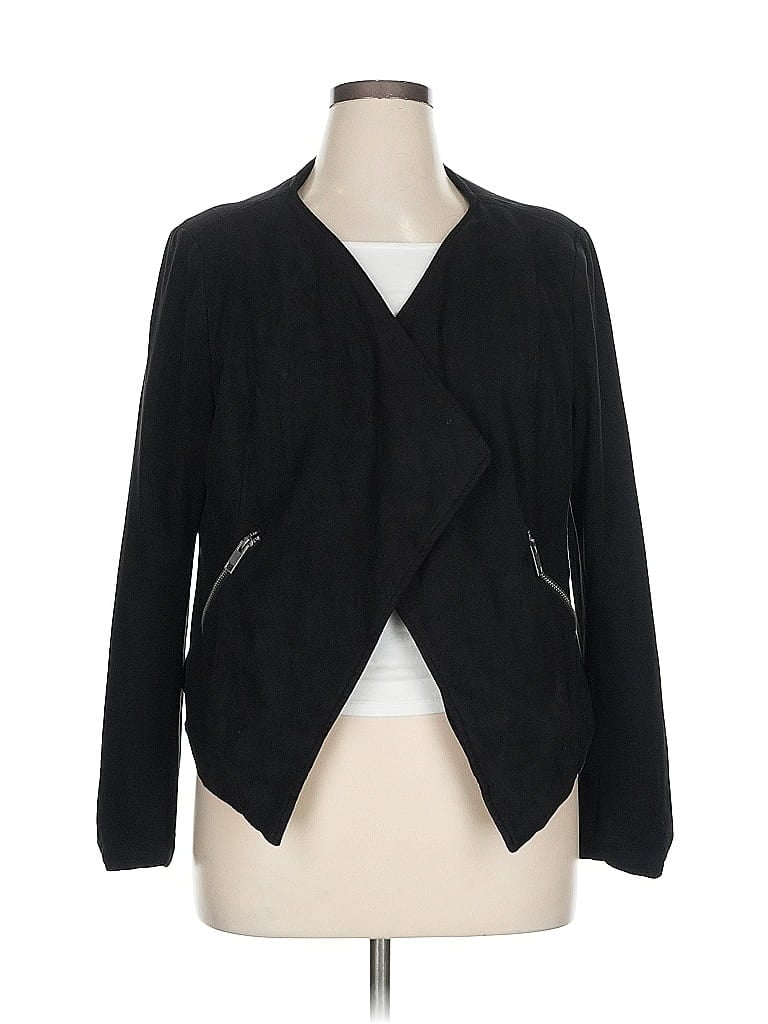 Click to view more detailed imagery on our partner's website Pre-owned Lane Bryant Blazer Jacket In Black
