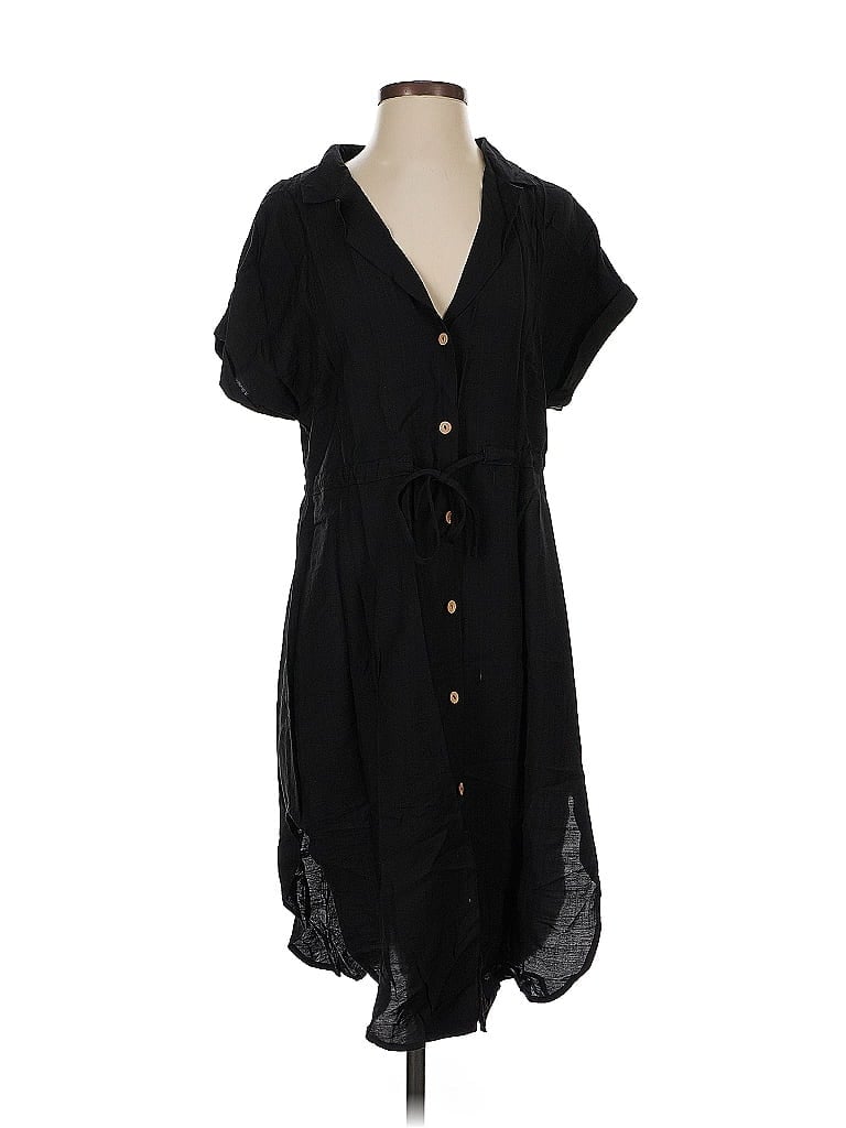 Pre-owned Assorted Brands Casual Dress In Black