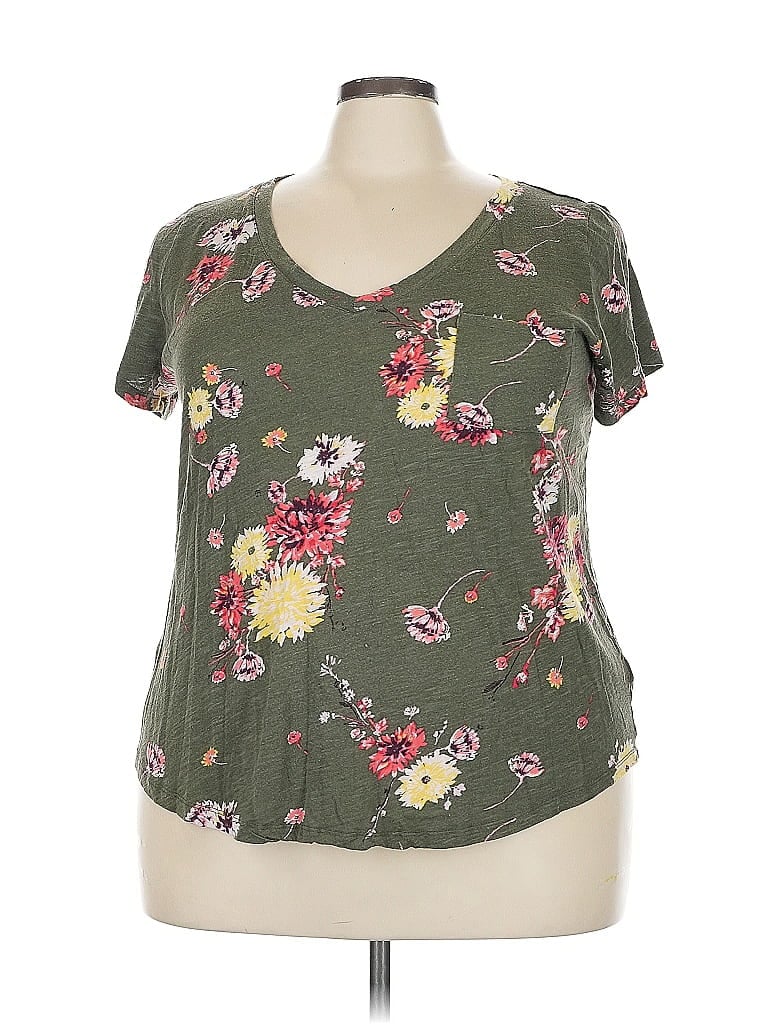 Pre-owned Torrid Short Sleeve T-shirt In Green