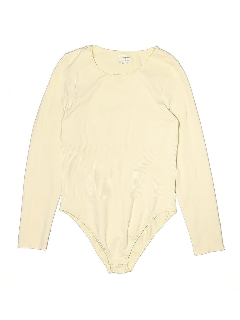 Pre-owned Oqq Bodysuit In Yellow