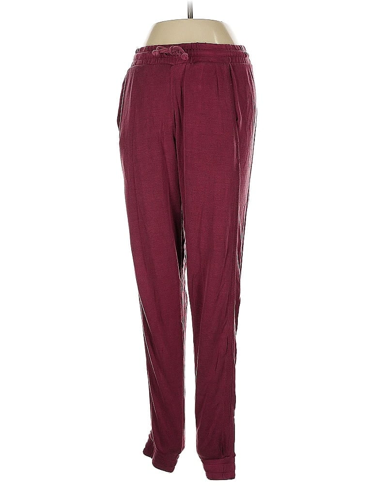 Pre-owned Fp Movement Casual Pants In Burgundy