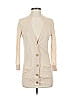 Wallace 100% Cotton Ivory Tan Cardigan Size XS - photo 1