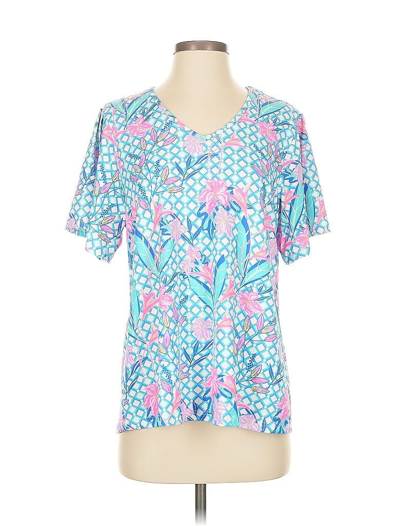 Pre-owned Patchington Short Sleeve T-shirt In Blue