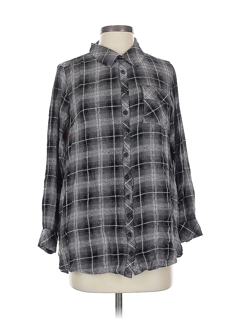 Click to view more detailed imagery on our partner's website Pre-owned Tolani Long Sleeve Blouse In Gray