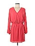 Three Eighty Two 100% Polyester Solid Red Casual Dress Size M - photo 1