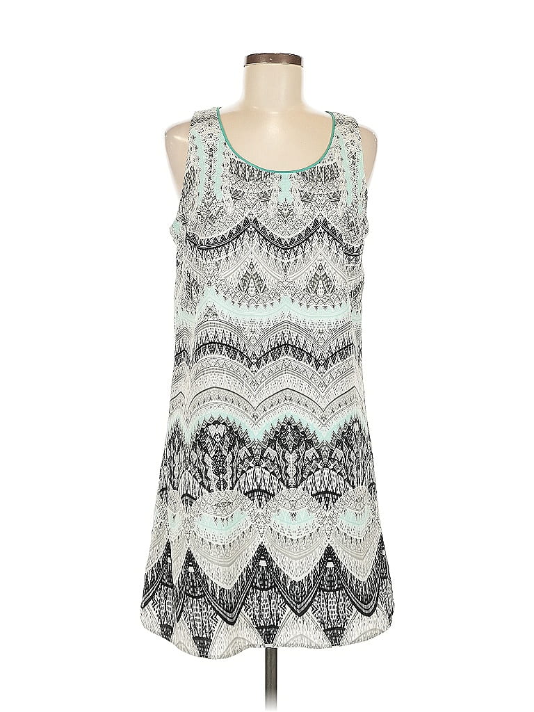 Pre-owned Charming Charlie Casual Dress In Gray