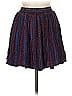 Alya 100% Polyester Stripes Blue Casual Skirt Size M - photo 1