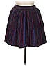 Alya 100% Polyester Stripes Blue Casual Skirt Size M - photo 2